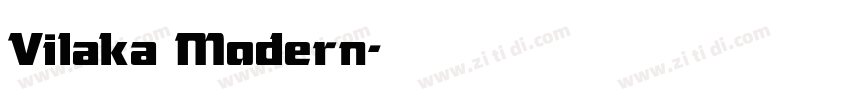 Vilaka Modern字体转换